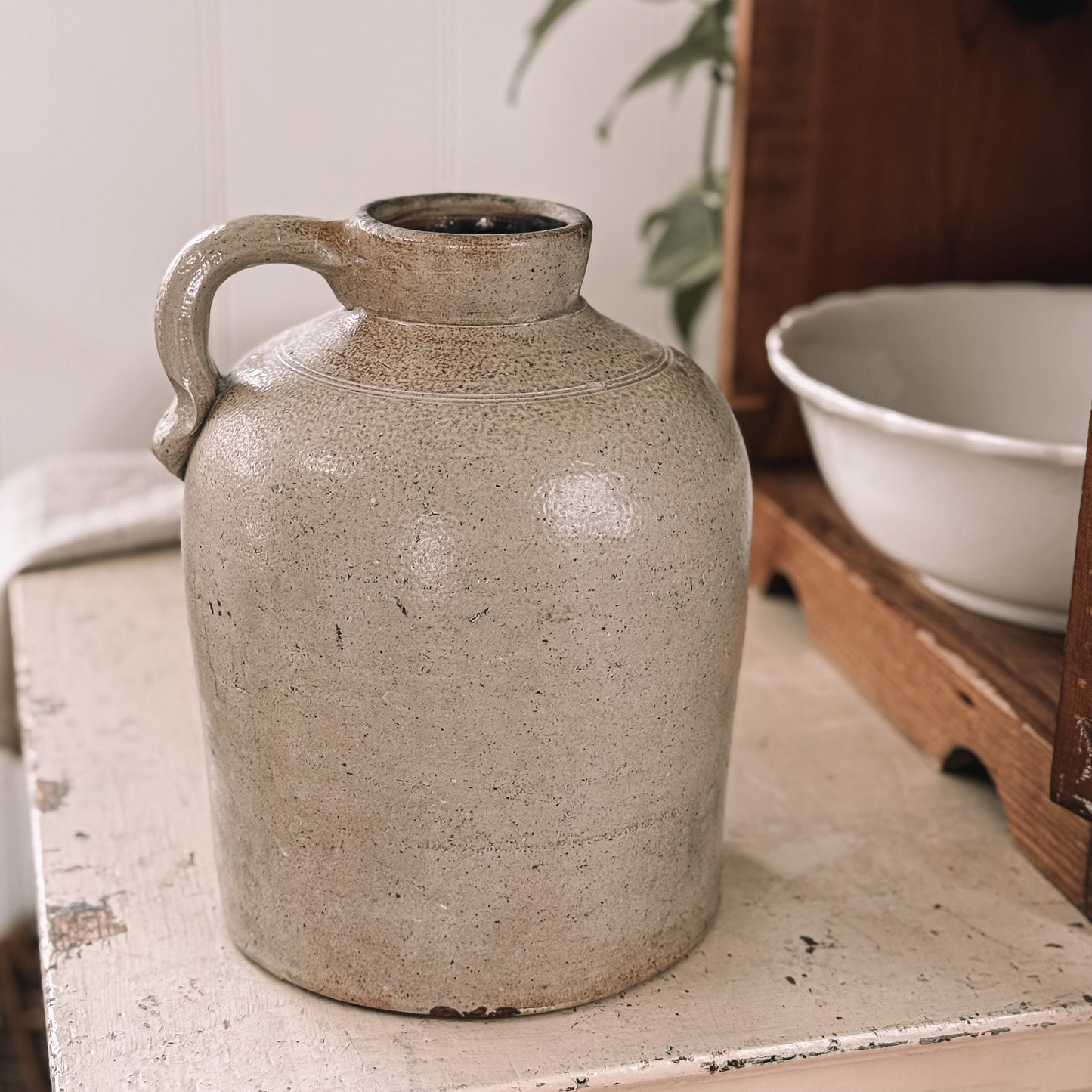 Stoneware Handled Jug
