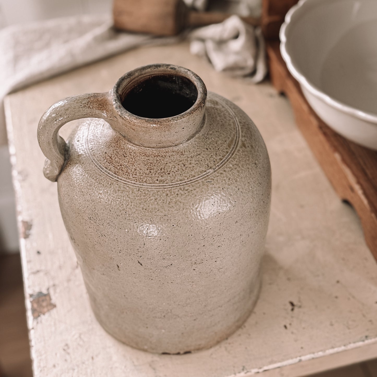 Stoneware Handled Jug