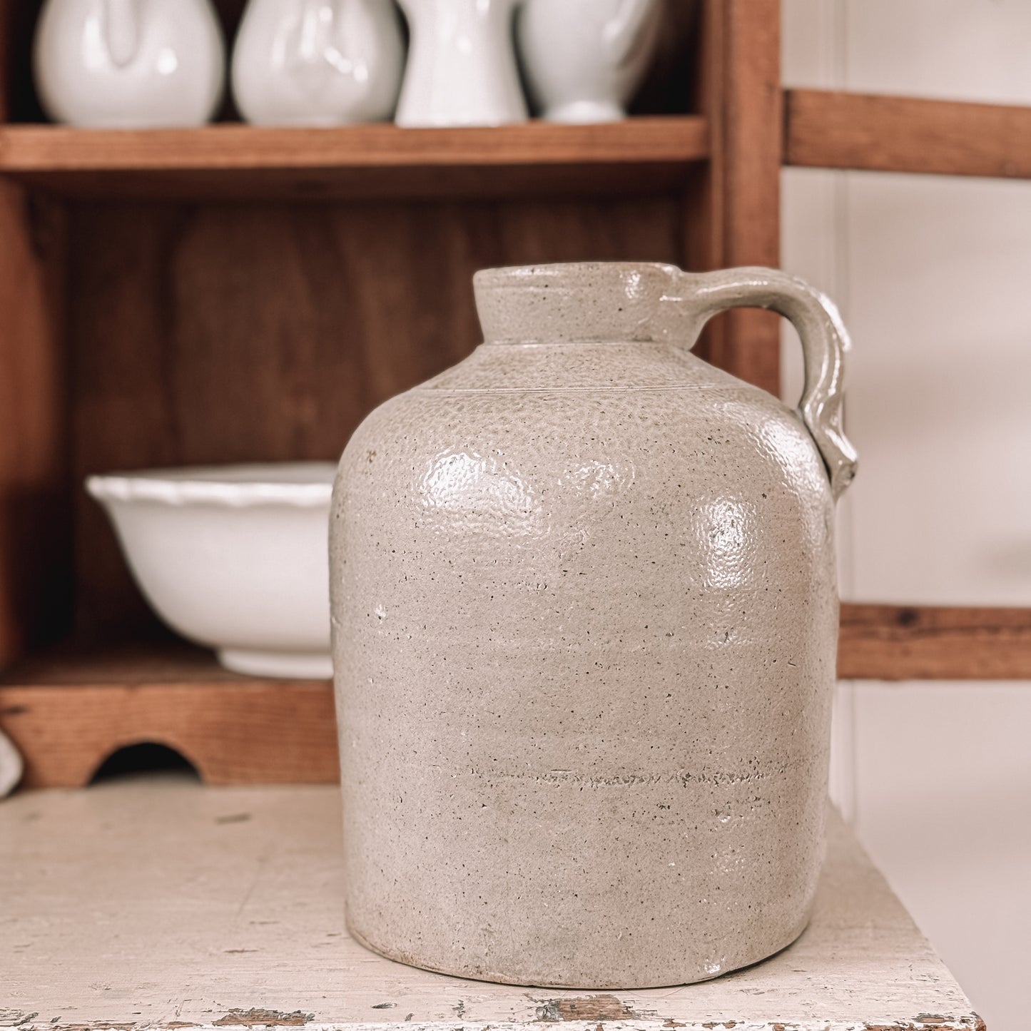 Stoneware Handled Jug