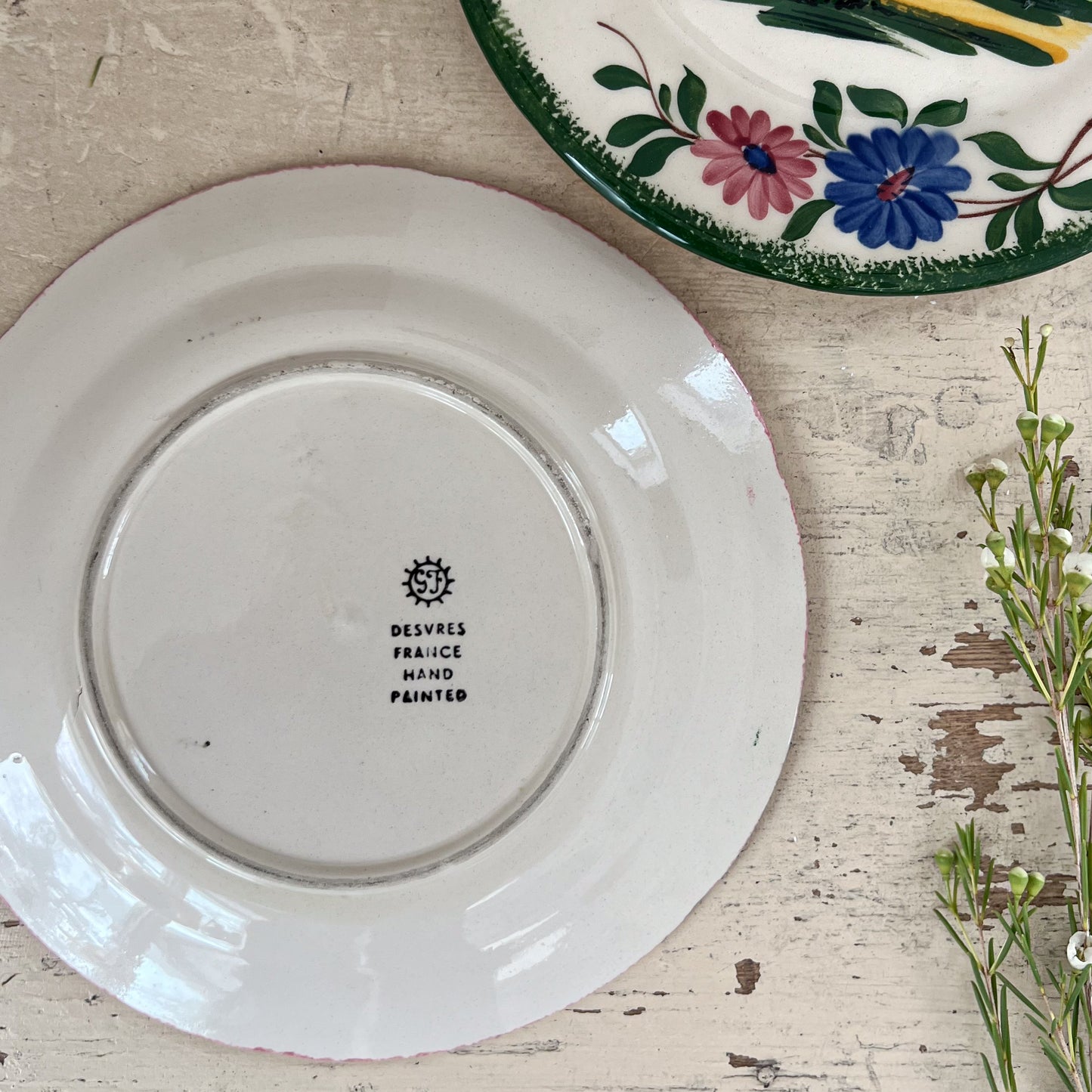 Handpainted French Plates