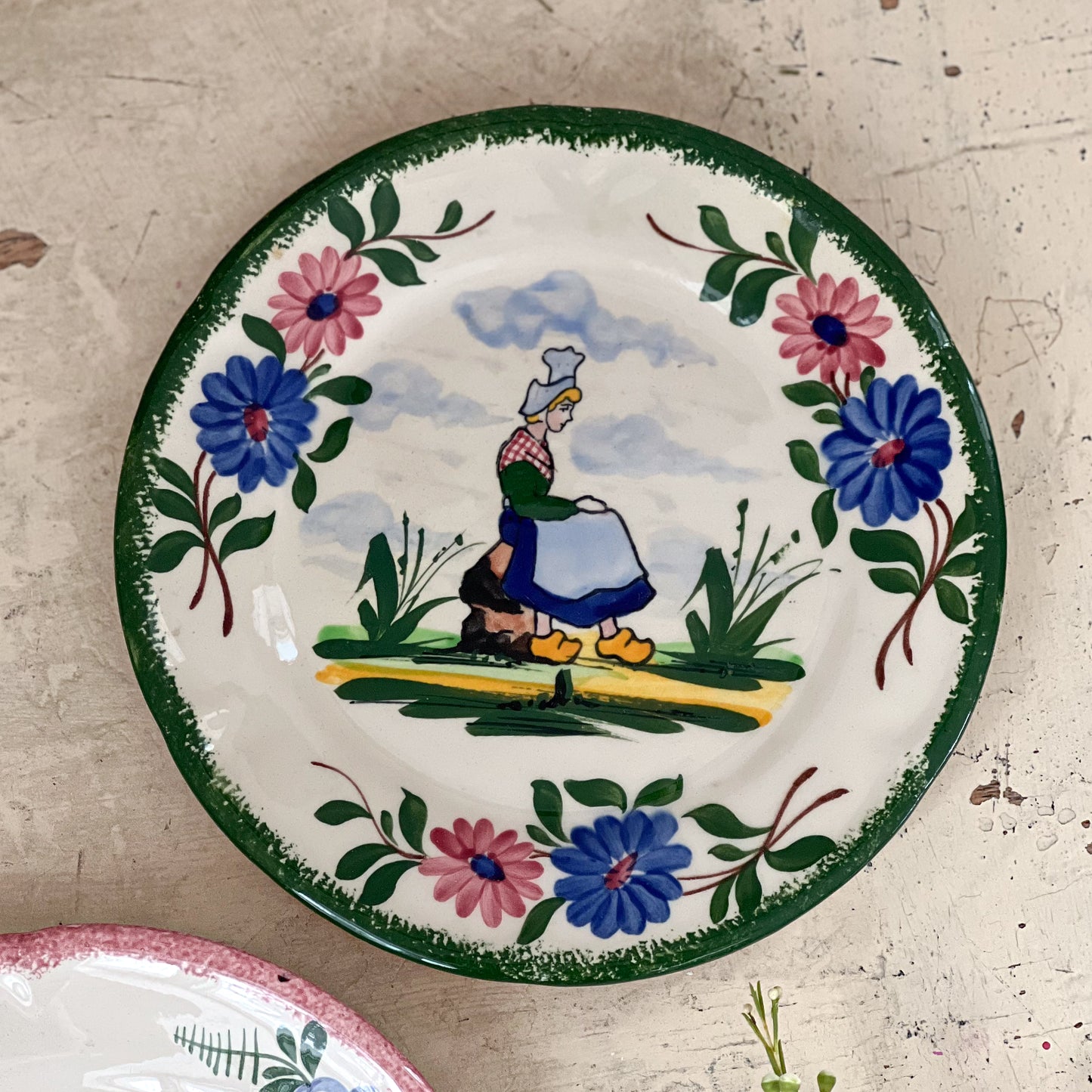 Handpainted French Plates