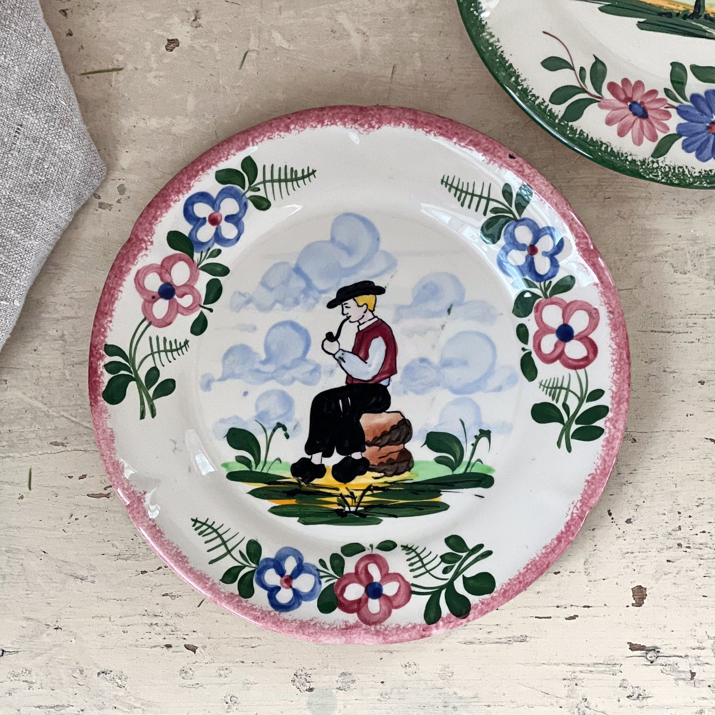 Handpainted French Plates