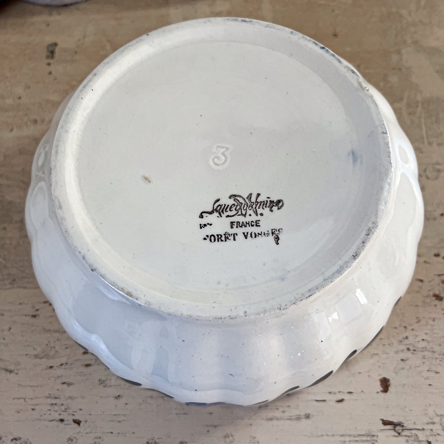 French Floral Painted Bowl