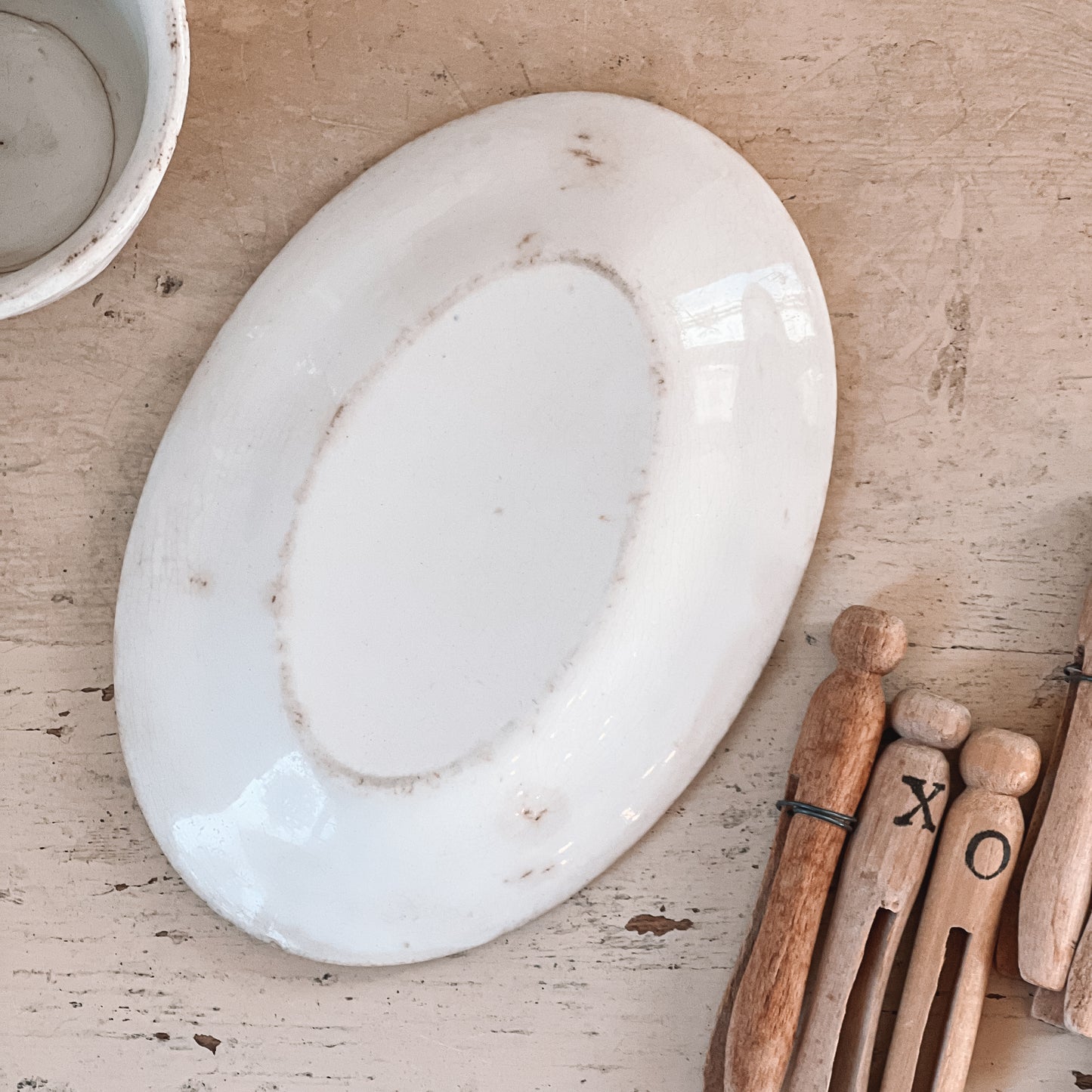 Ironstone Soap Dish