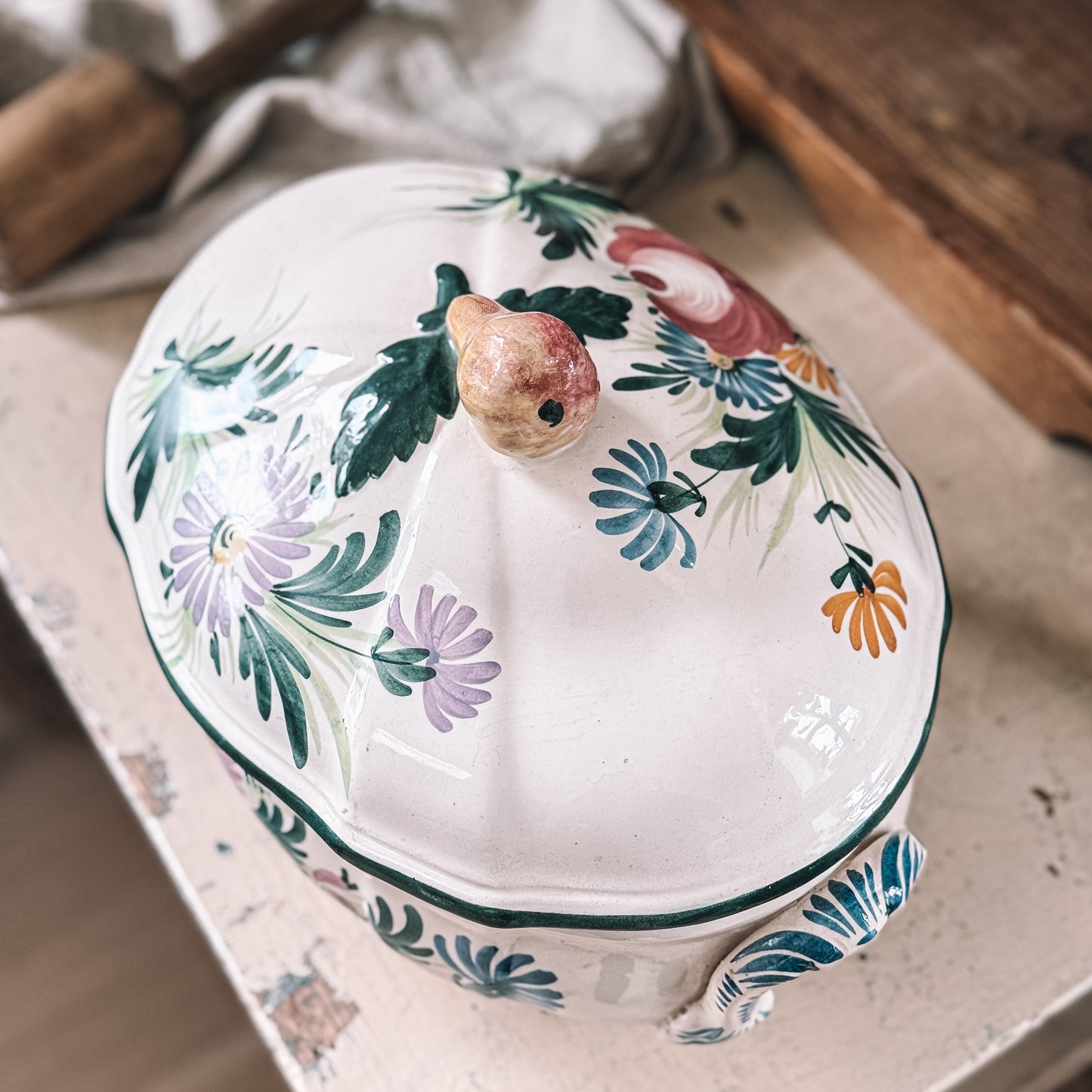 Handpainted French Tureen