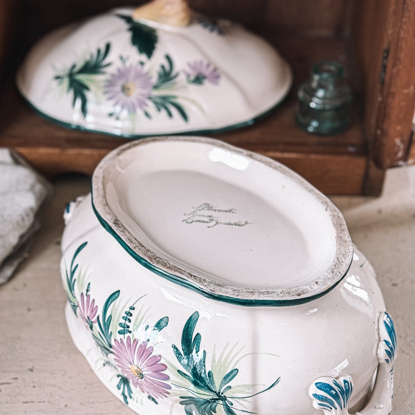 Handpainted French Tureen