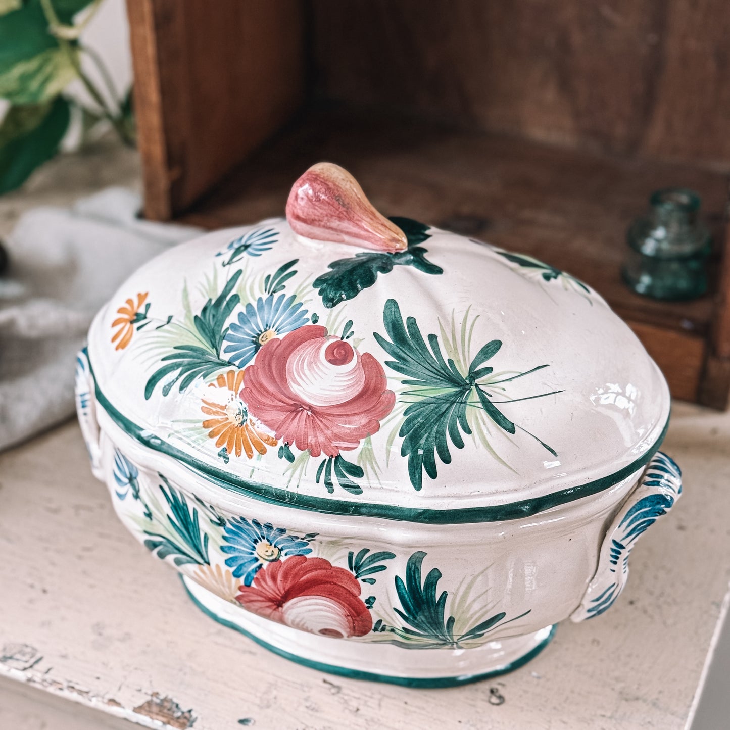Handpainted French Tureen