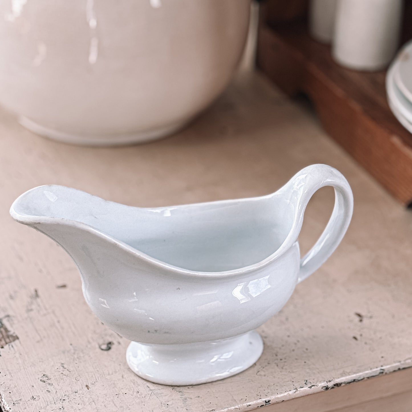 Ironstone Gravy Boat