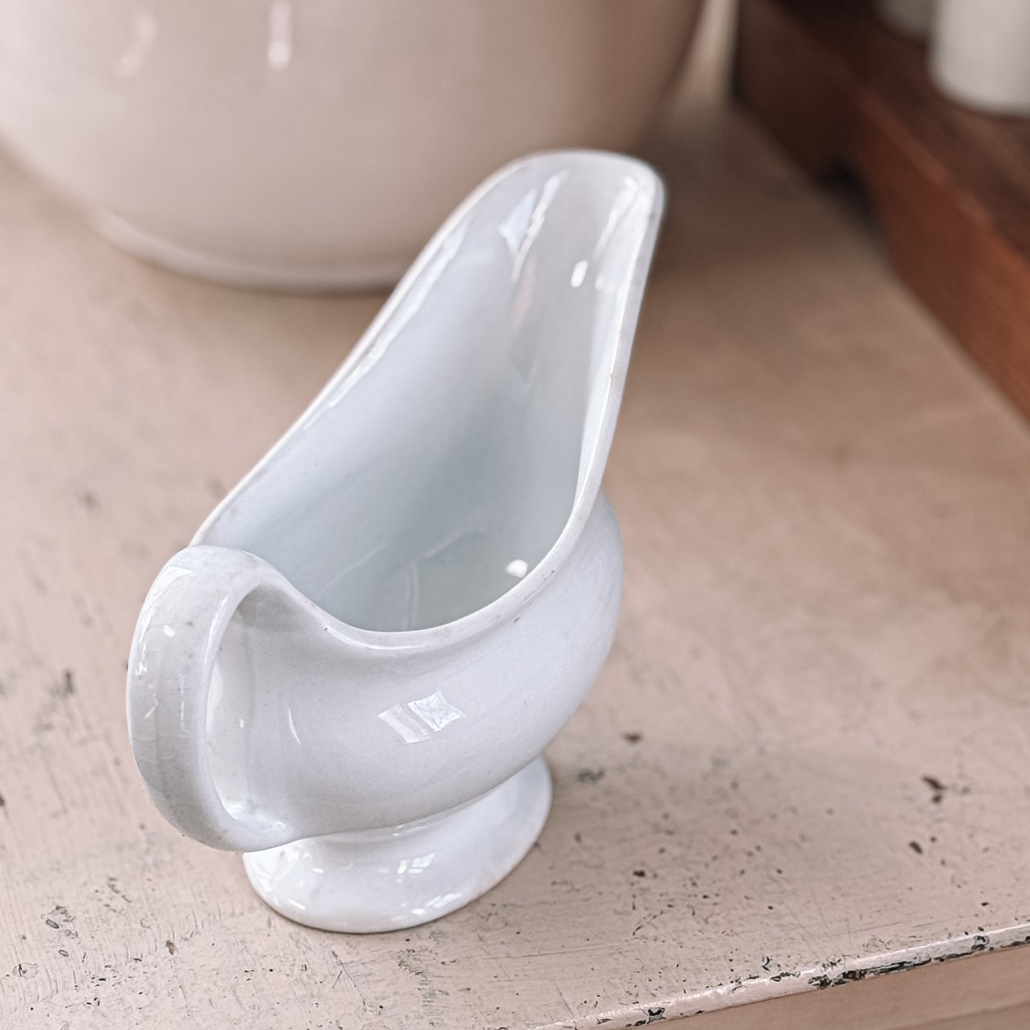 Ironstone Gravy Boat