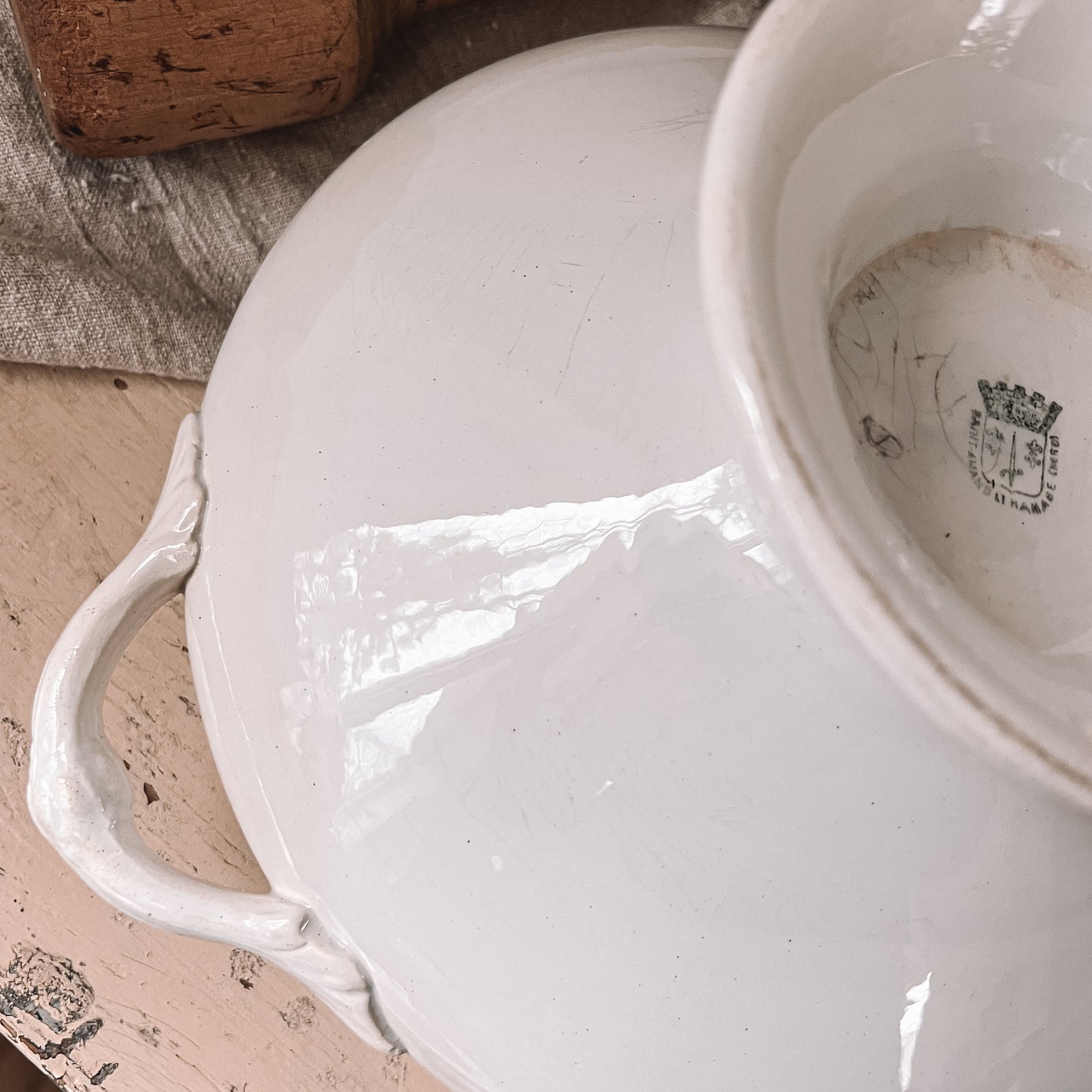 French Ironstone Lidded Tureen