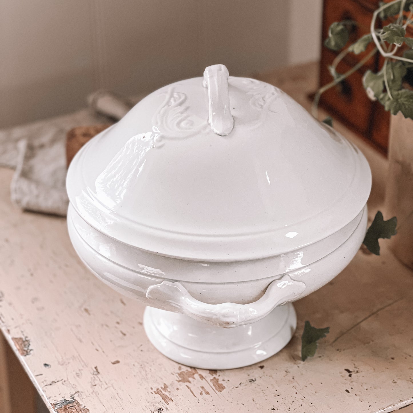 French Ironstone Lidded Tureen