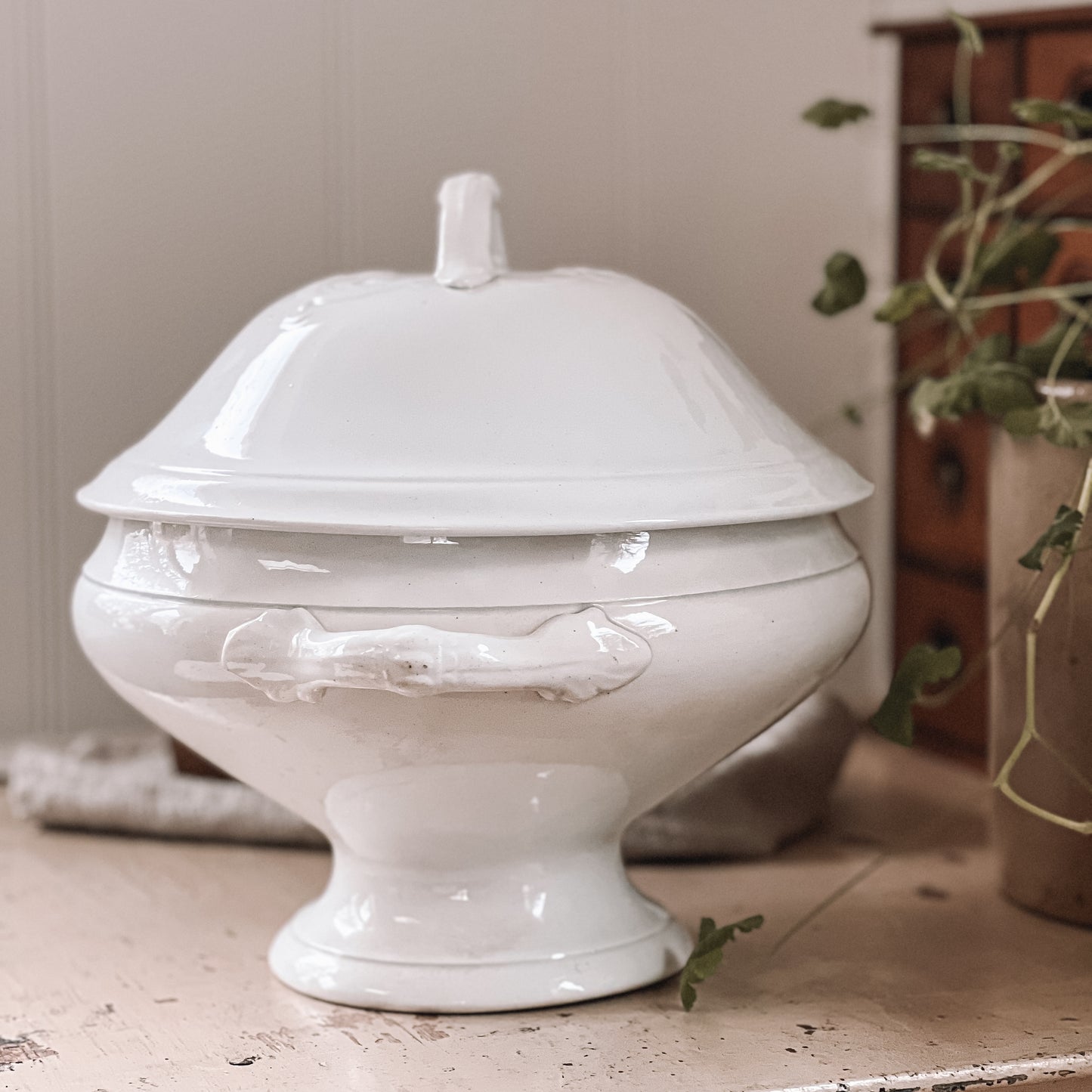 French Ironstone Lidded Tureen